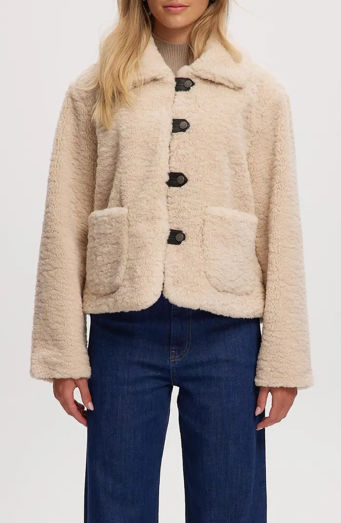 Frieda Faux Shearling Jacket | Nordstrom Rack