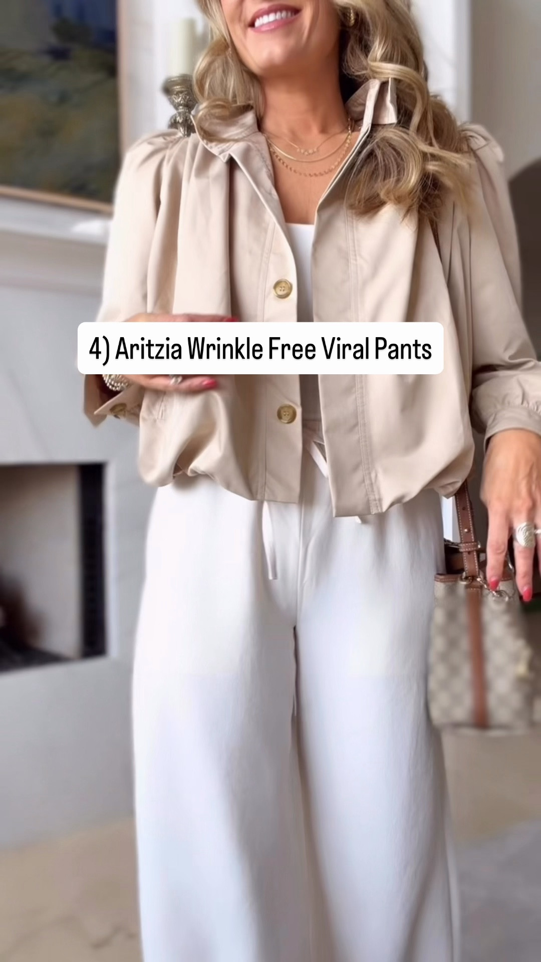Aritzia pants on repeat! Love these wrinkle free pants. Small 

#LTKootd #LTKOver40 #LTKFestival