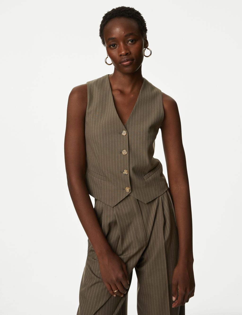 Tailored Pinstripe Waistcoat | Marks & Spencer (UK)