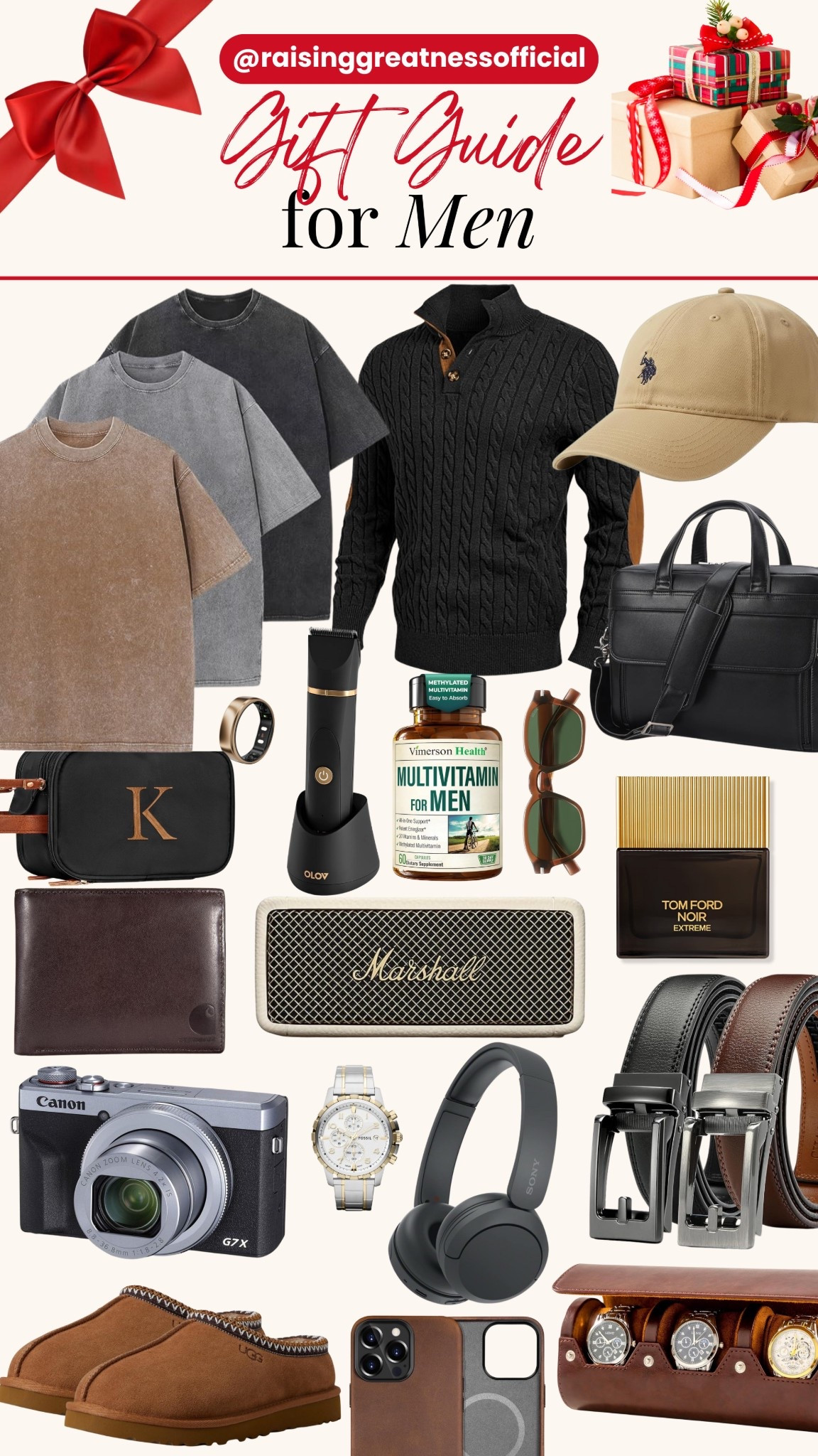 Struggling to shop for the men in your life? This gift guide is filled with practical, stylish, and unique ideas he will actually love. From grooming essentials to tech gadgets and everyday favorites, these picks make gifting easy and stress free. Perfect for husbands, dads, brothers, and boyfriends. 🎁✨

#GiftGuideForMen #GiftsForHim #HolidayGiftGuide #MensEssentials #MenGiftIdeas #GiftForDad #GiftForBoyfriend #HolidayInspo #GiftIdeas2025 #MensStyle

#LTKMens #LTKGiftGuide #LTKHoliday