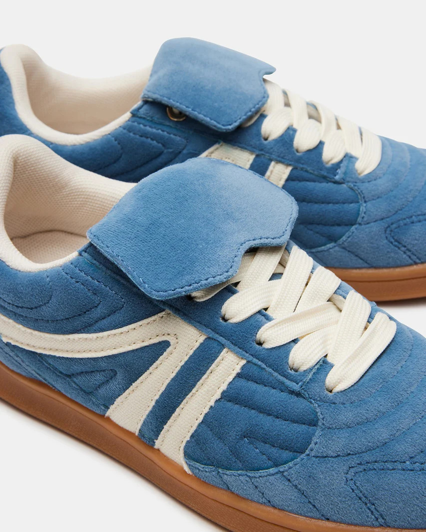 MADRID Blue Multi Low-Top Sneaker | Women's Sneakers | Steve Madden (US)