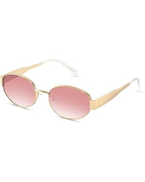 Women's Retro Sunglasses - Classic Trendy Polarized Sun Glasses UV400 Protection Fashion Eyewear | Amazon (US)