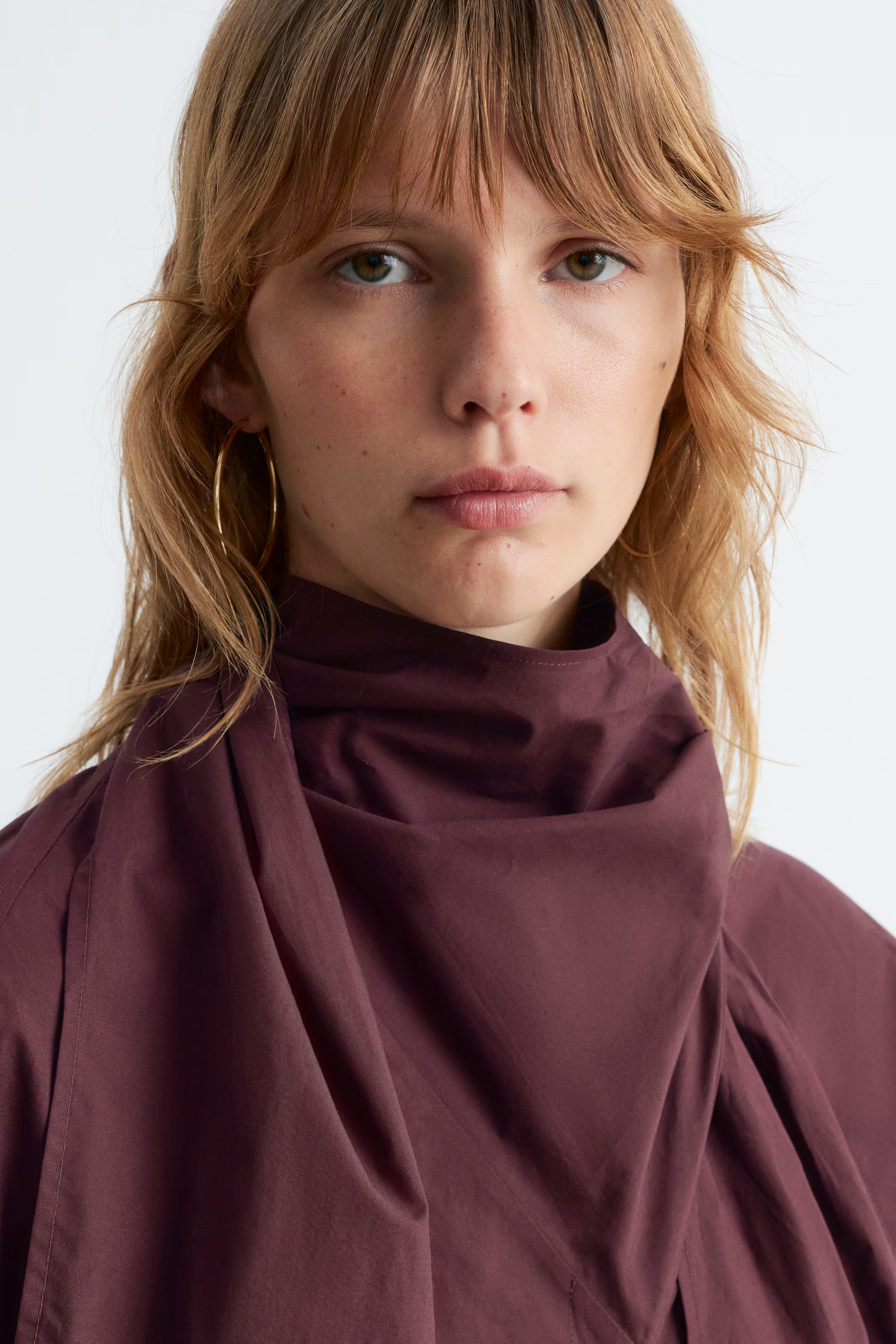 Scarf-Detail Shirt | H&M (UK, MY, IN, SG, PH, TW, HK)