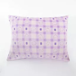 SquishPillow Standard Squish Pillowcase Gingham Daydream Purple | Target