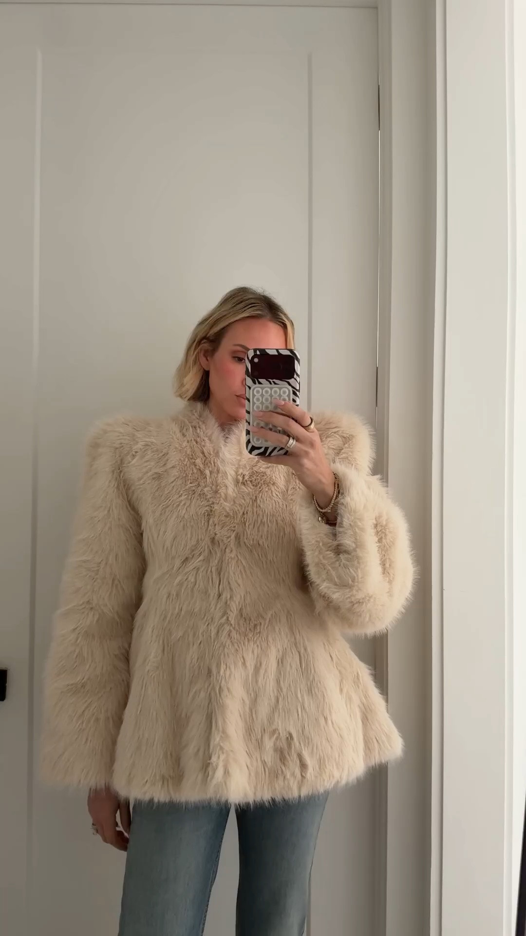 I mean, if you want showstopper coat, this is it. I’m wearing a small. ￼

#LTKootd #LTKOver40 #LTKSeasonal