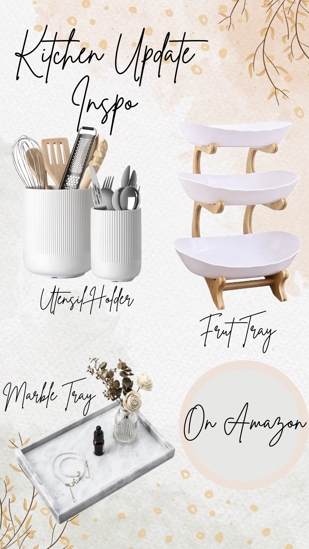 I’ve been slowly updating pieces around the kitchen to make it feel a little more upgraded, but without breaking the bank at the same time. Here are some of the budget friendly Amazon kitchen finds that I am obsessed with

#LTKstorytime #LTKfoodie #LTKHome