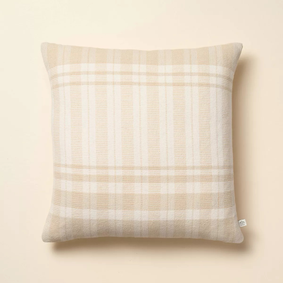 18"x18" Tonal Plaid Square Throw Pillow - Hearth & Hand™ with Magnolia | Target