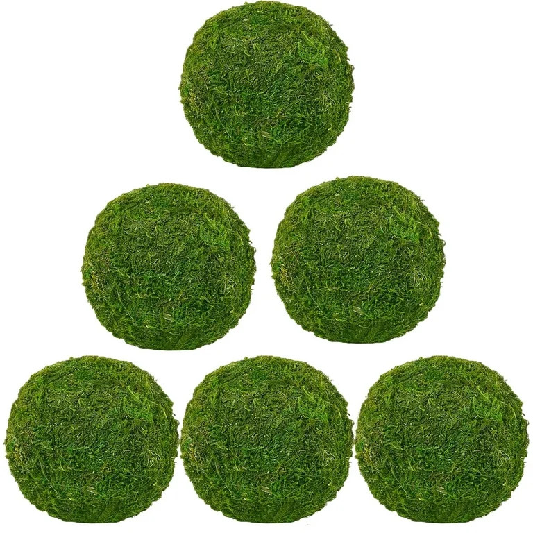 Natural Green Moss Decorative Ball,Handmade Green Moss Balls,Decorative Fake Moss Balls,Artificia... | Walmart (US)