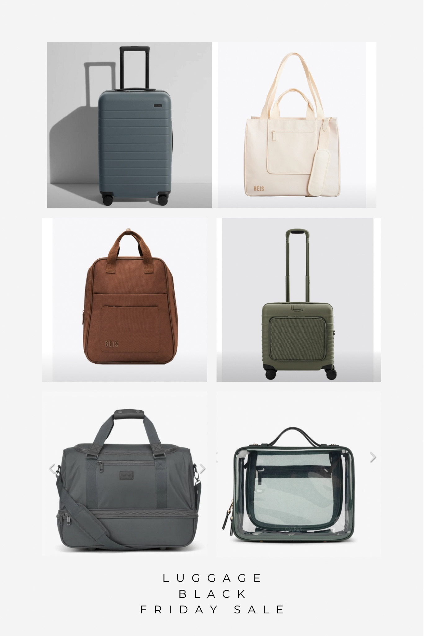 Black Friday luggage sale 🧳

Beis sale starts on Friday! 

#LTKGiftGuide #LTKCyberWeek #LTKSeasonal