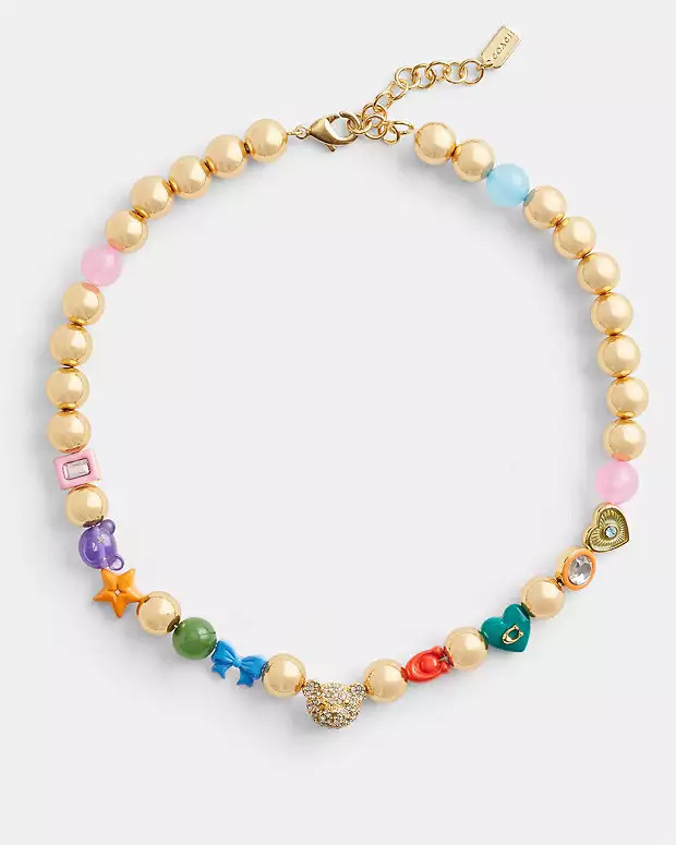 Beaded Bear Choker | Coach Outlet US