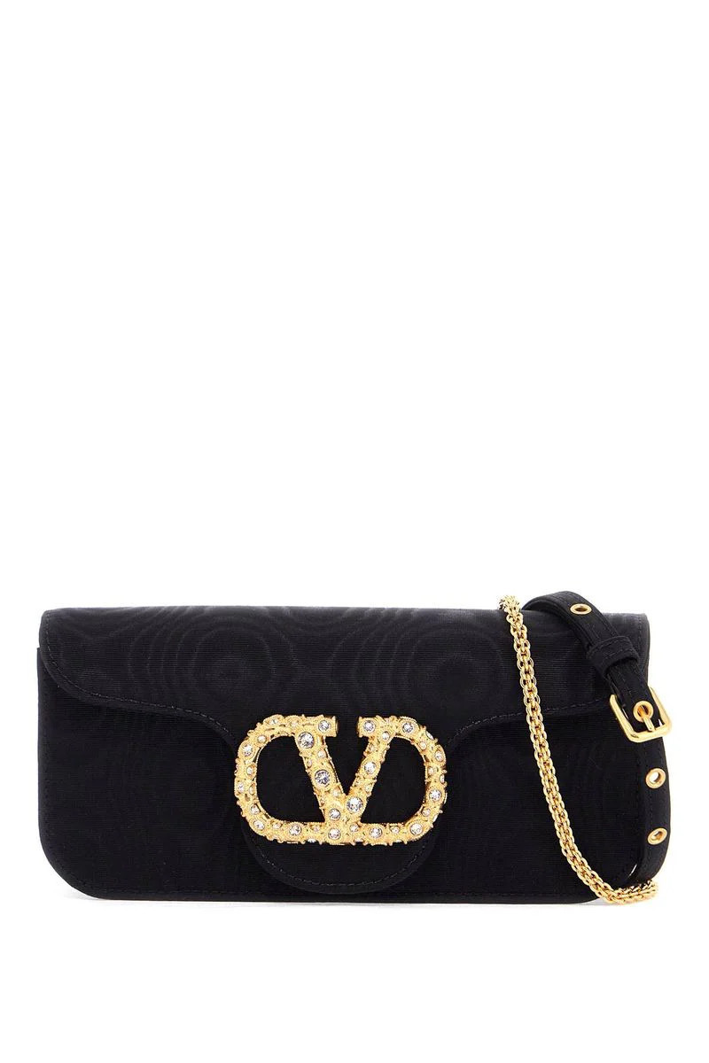 Locò Clutch In Moire Fabric | Baltini