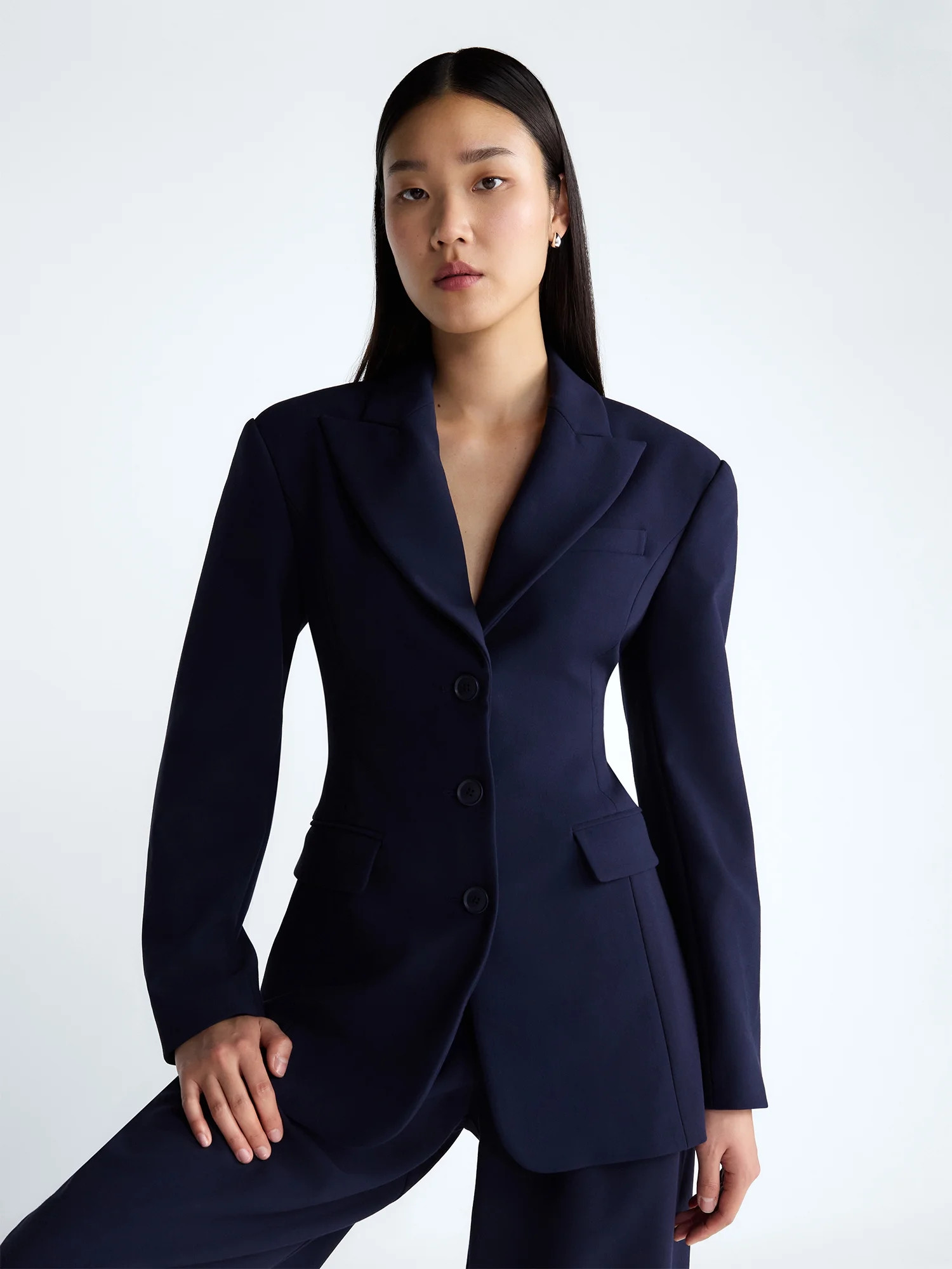 Devil Wears Prada Scoop Collection Women's and Women’s Plus Single Breasted Blazer, Sizes XS-4X | Walmart (US)