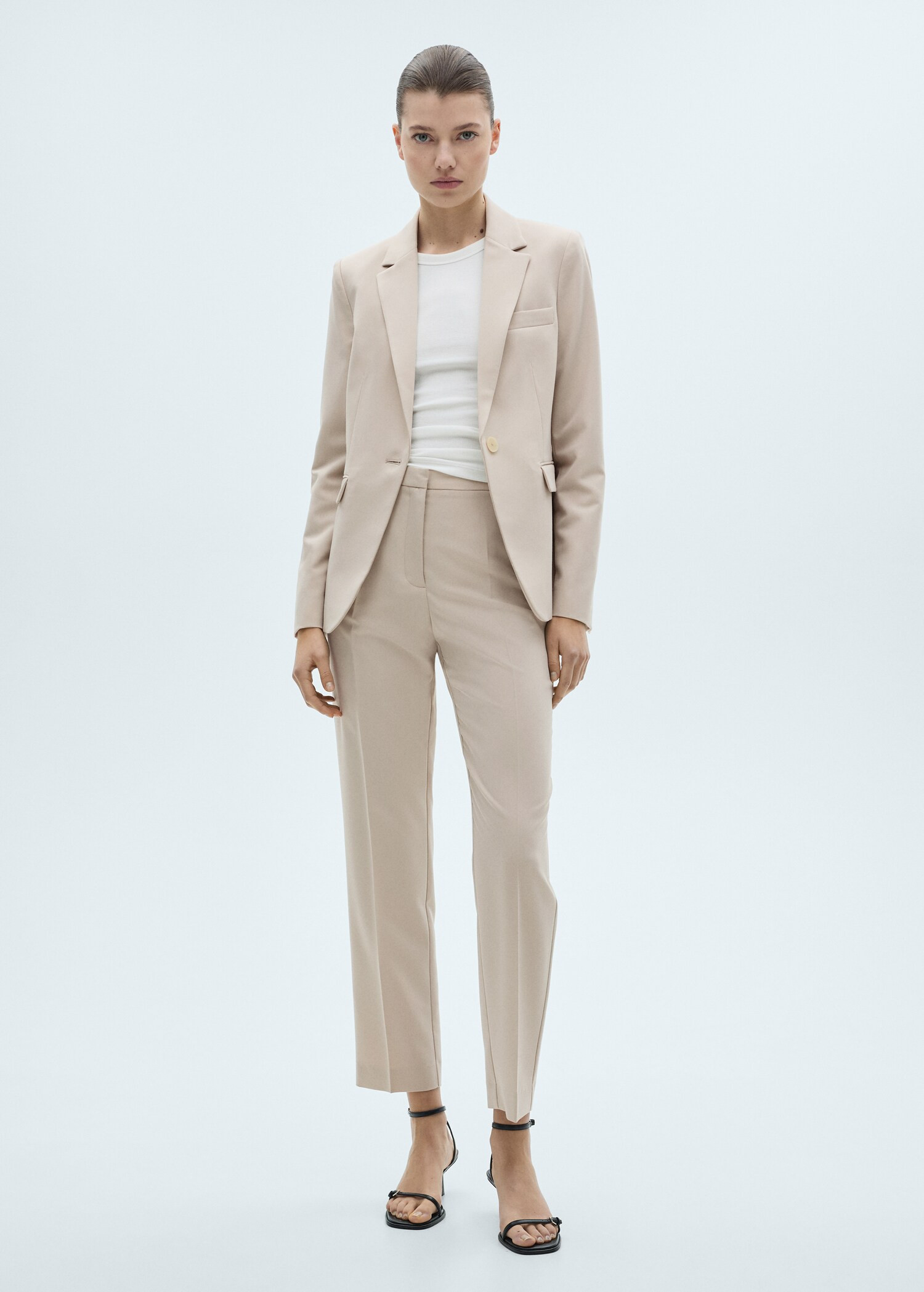 Straight suit trousers - Women | MANGO United Kingdom | MANGO (UK)
