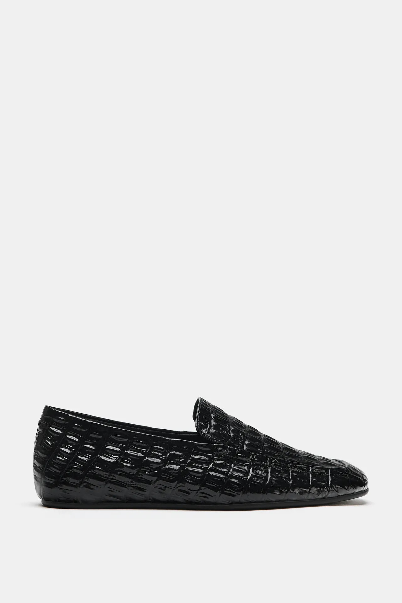 ledermokassin STRUKTURMUSTER LIMITED EDITION | Zara DE