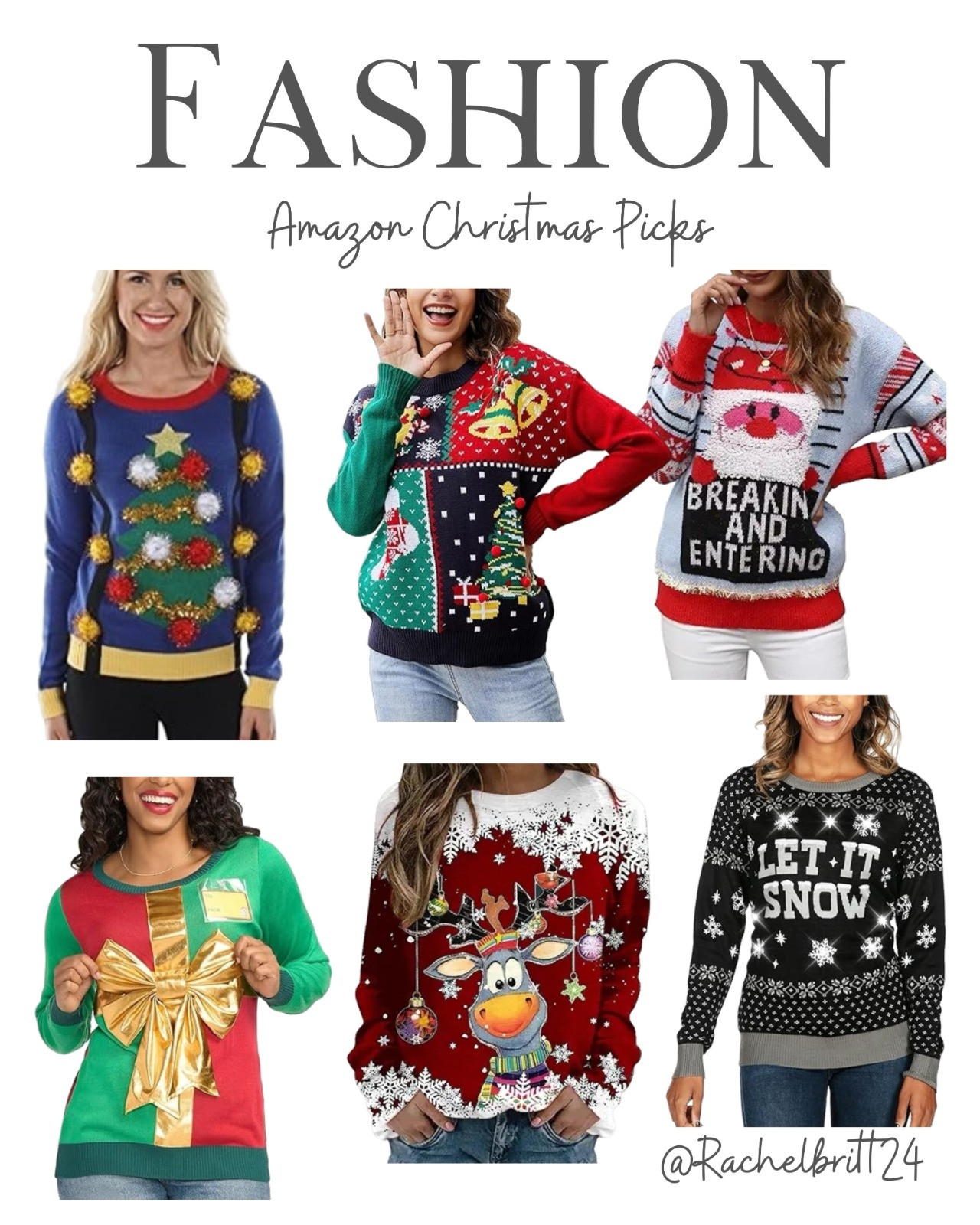 Ho ho holiday haul alert! My best Amazon Christmas fashion picks are finally here! Find that perfect party dress, cozy knit, or gift for your favorite fashionista. Amazing style at an incredible price! Tap to shop these festive Amazon finds! #AmazonFashion #ChristmasStyle #HolidayOOTD #AmazonFinds #AffordableFashion #ShopTheLook #LTKHoliday #PartyOutfit 

 #LTKGiftGuide #LTKHoliday #LTKSaleAlert