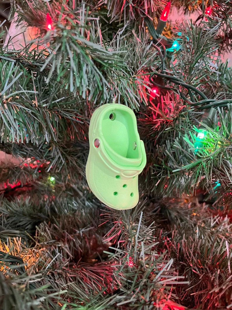Croc Christmas Ornament Mini, Colorful - Etsy | Etsy (US)
