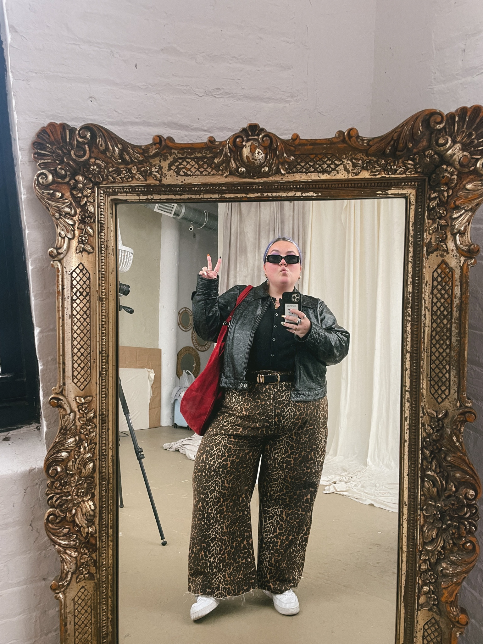 these leopard pants are carrying my wardrobe this fall lol

#LTKPlusSize