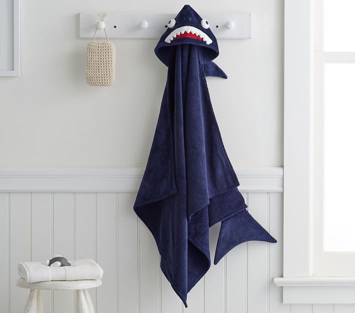 Shark Kid Hooded Towel | Pottery Barn Kids