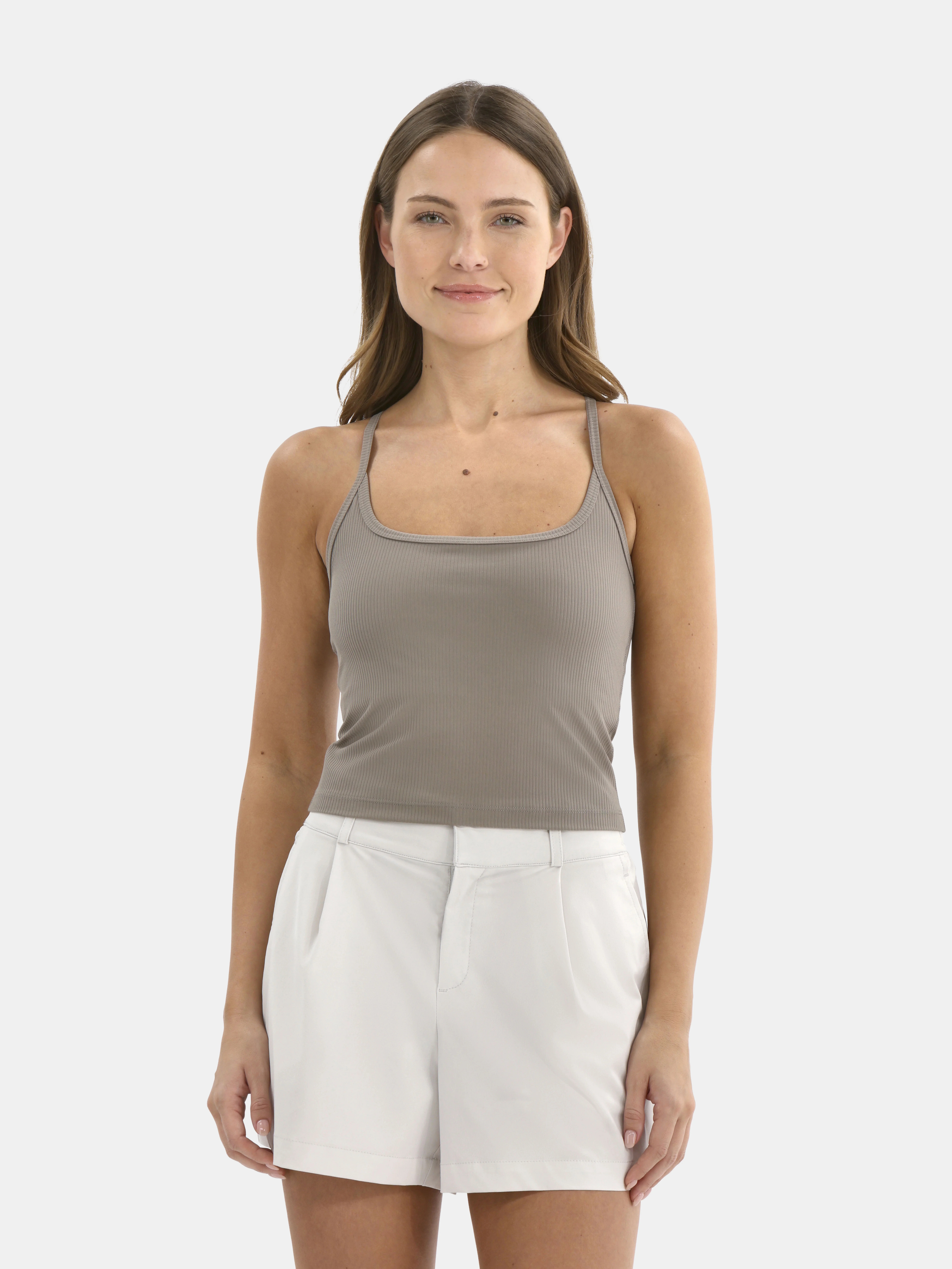 Avia Women's Ribbed SoftSculpt Tank Top with UPF 50, Sizes XS-XXXL | Walmart (US)