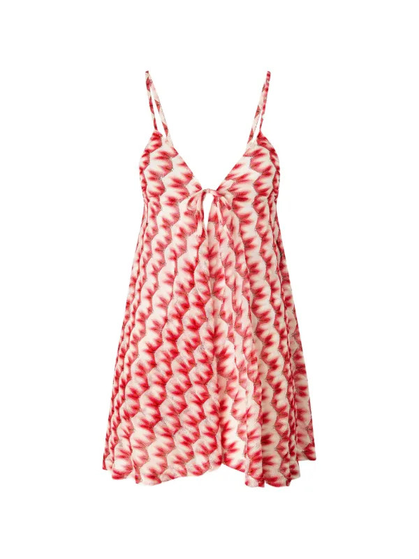 tie-front graphic beach jumpsuit | Farfetch Global