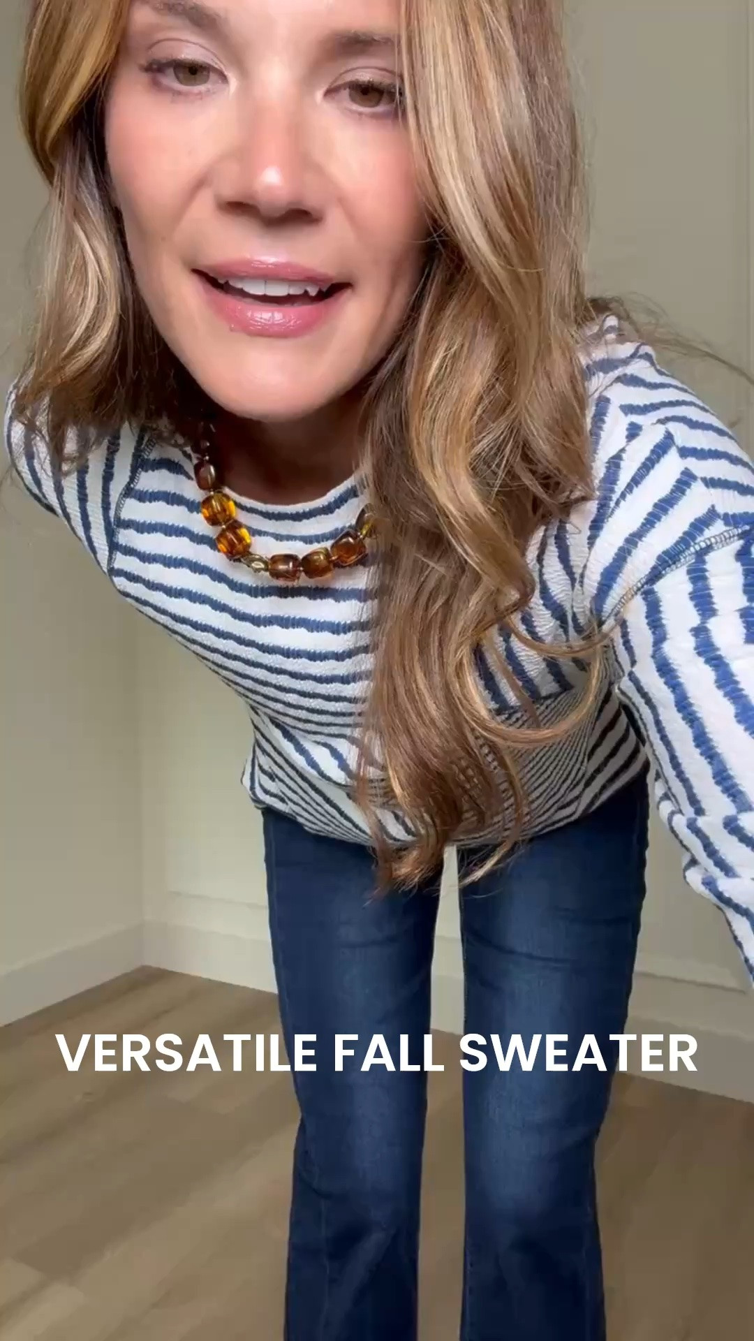 A striped sweater that can go so many directions for fall. Wear it with jeans and sneakers for everyday, trousers for work, or layer it over a button down when the weather cools off.

Size L

Striped sweater, Versatile sweater, Fall sweater, Tall girl fashion, Tall friendly clothing, Fall outfit ideas, Sweater outfit, Casual fall style, Work outfit ideas, Fall layering, Everyday style, StangandCo

#LTKootd #LTKSeasonal #LTKTall