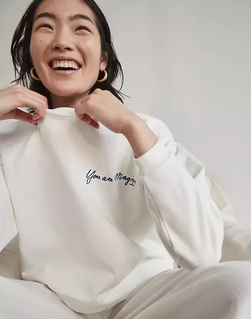 Puffed Large Hoop Earrings | Madewell