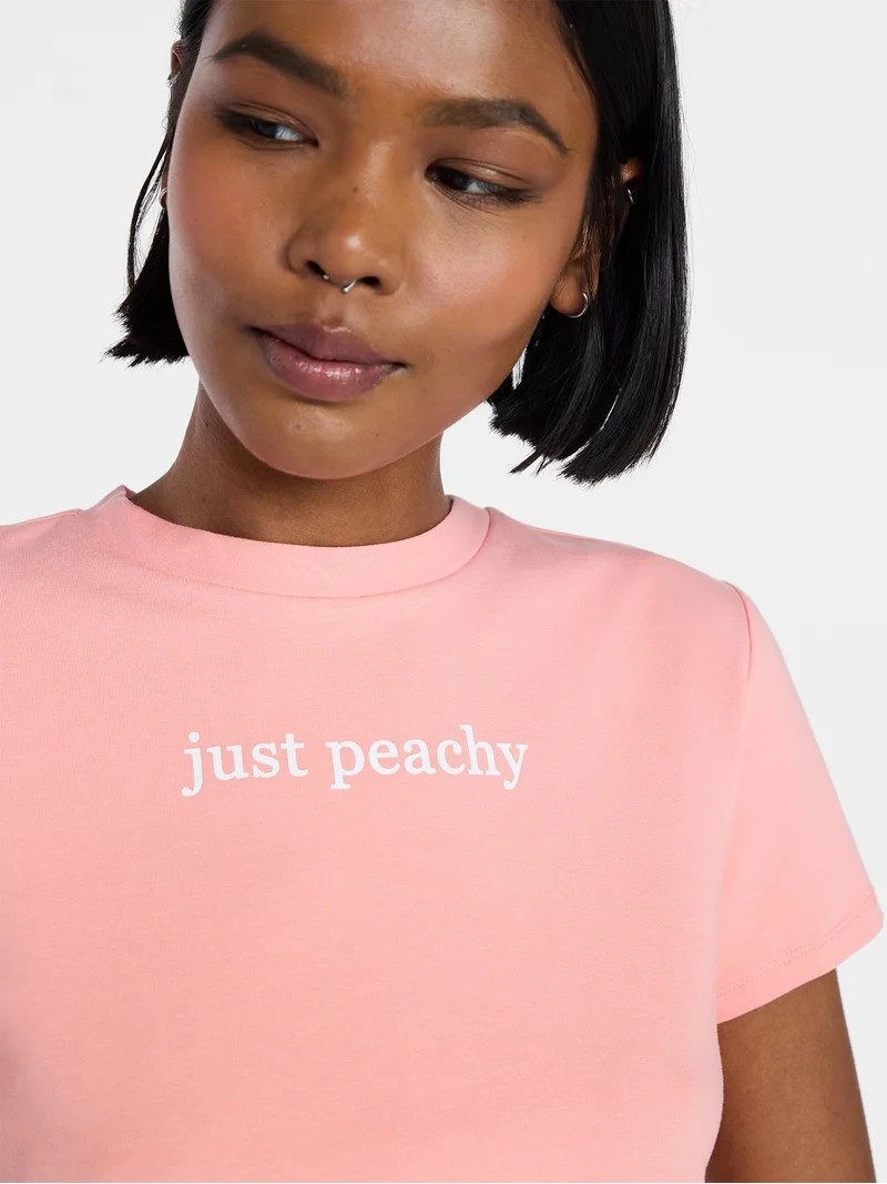 No Boundaries Sleepwear Graphic Baby Tee, Women's XS-XXL | Walmart (US)