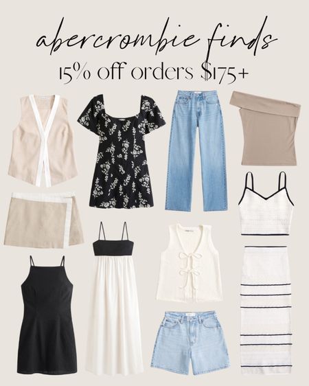 Abercrombie finds 15% off orders $175+ 🙌🏻🙌🏻

Summer style, knit set, summer dress, jeans, denim shorts 

#LTKFindsUnder100 #LTKSeasonal #LTKSaleAlert