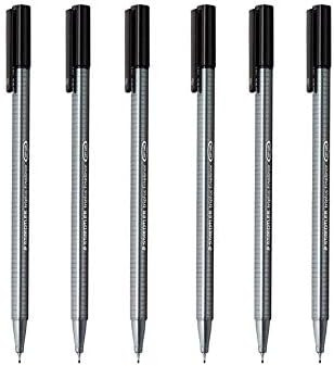 Triplus Staedtler Fineliner Black 0.3mm - Pack of Six | Amazon (US)