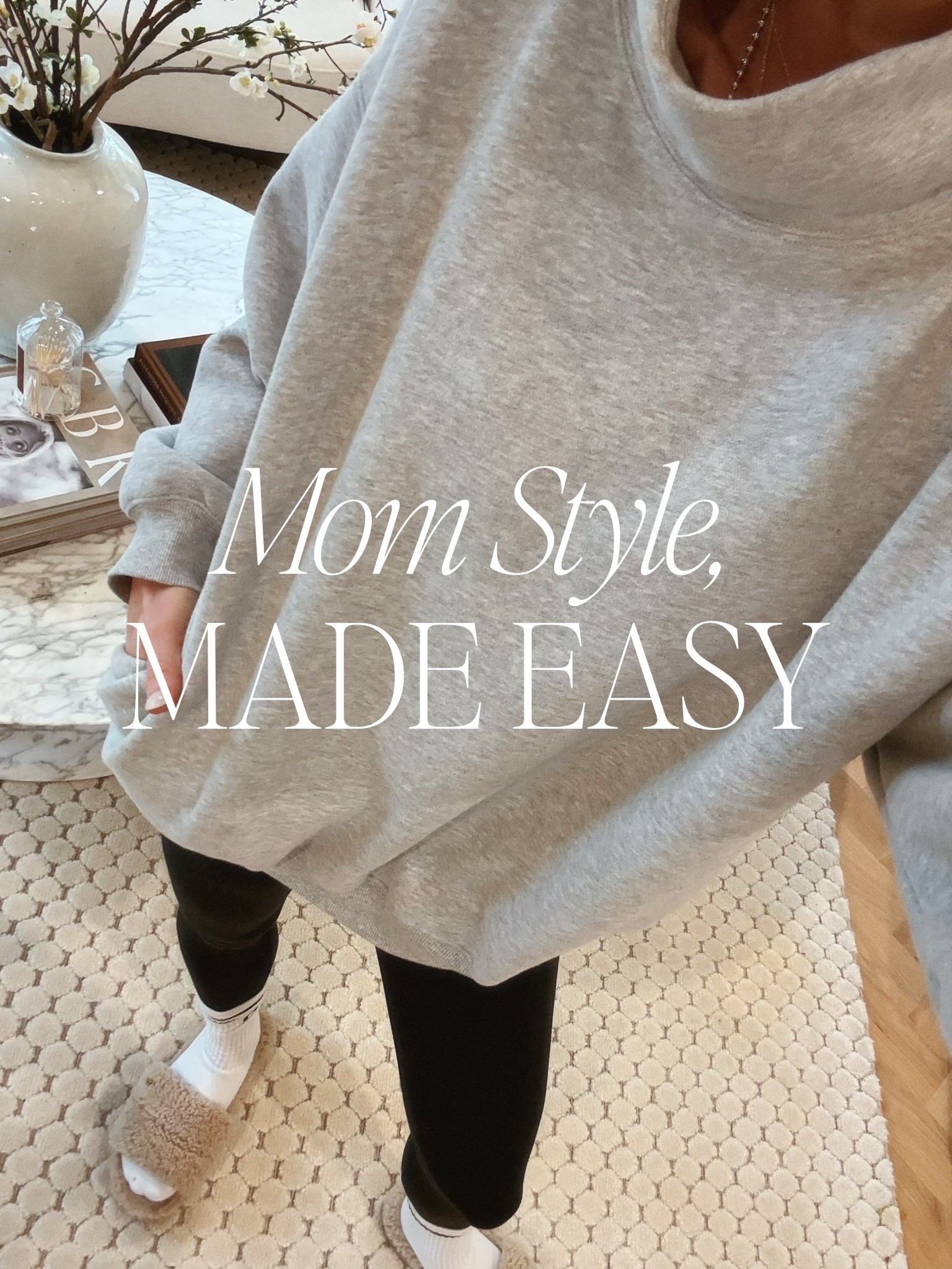 Love this mock neck sweatshirt for everyday wear 🤍 My current mom uniform. Wearing size small.

#LTKmomlife #LTKootd