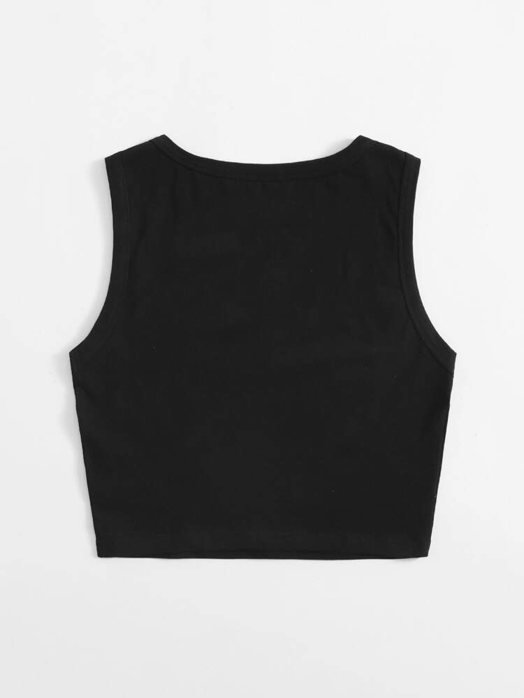 SHEIN EZwear Solid Crop Tank Top
       
              
              GBP£5.99      
        Mak... | SHEIN