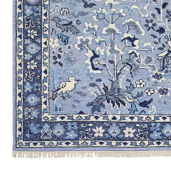 Aviary Rug in Blue | Caitlin Wilson Design