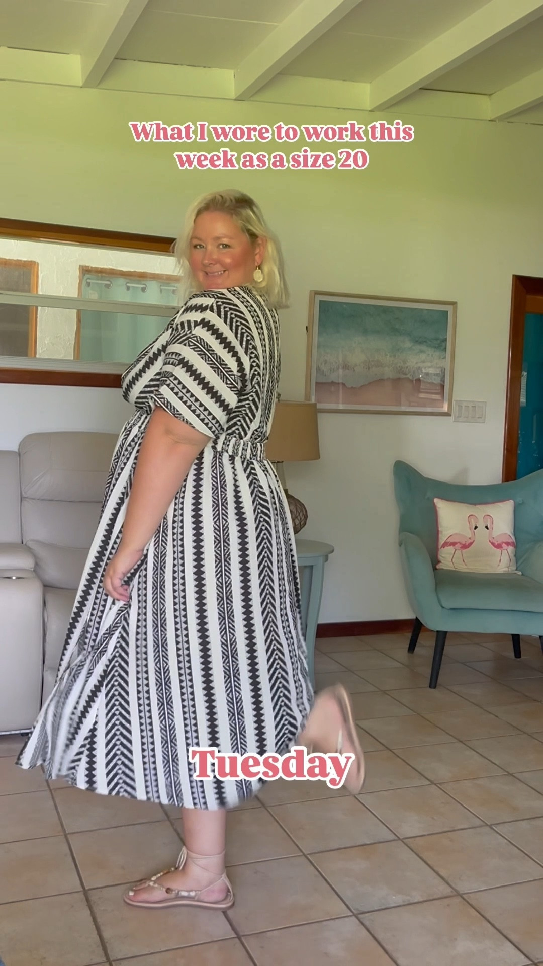 What I wore to work this week as a size 20. It was a CRAZY week but these throw on and go dresses at least made the mornings go smoothly! Wearing the 2x or 18/20 in all of the dresses and they are TTS. 

#LTKWorkwear #LTKPlusSize #LTKFindsUnder50