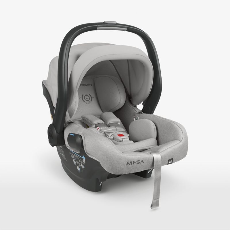 UPPAbaby Mesa V2 Stella Grey Infant Car Seat + Reviews | Crate & Kids | Crate & Barrel