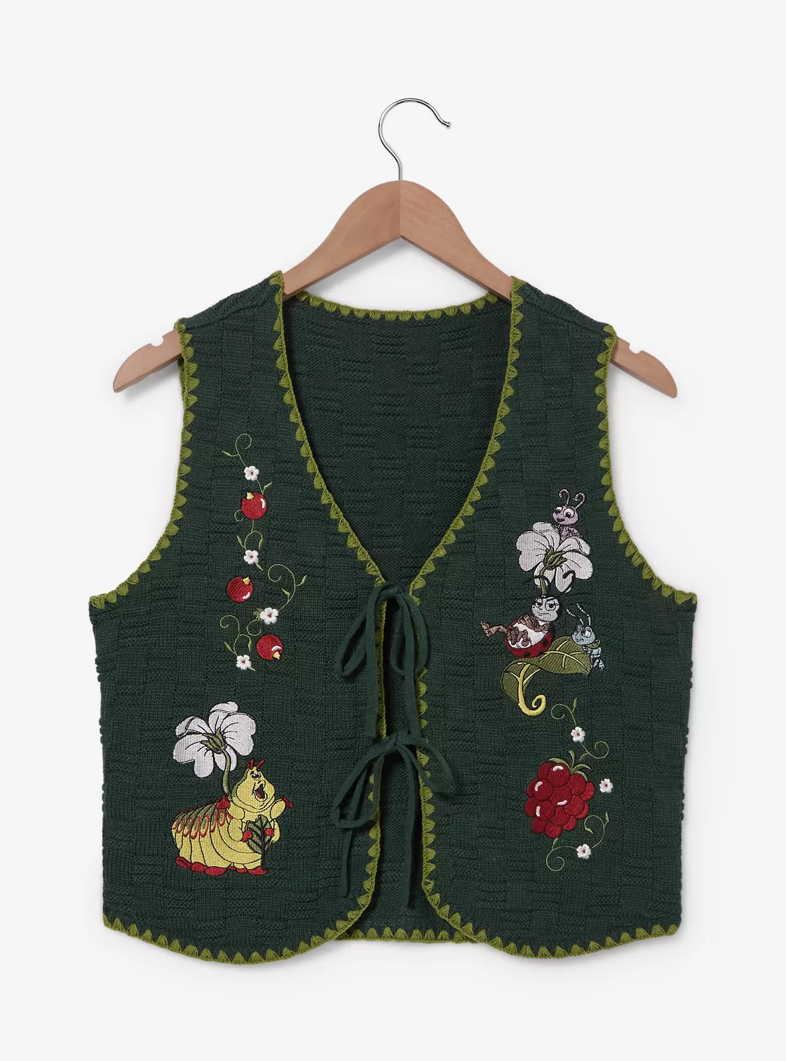 Disney Pixar A Bug's Life Floral Women's Knit Vest - BoxLunch Exclusive | BoxLunch | BoxLunch