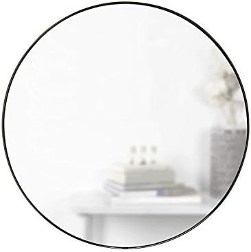 Umbra, Titanium Hubba 34 Inch Round Entryways, Bathrooms, Living Rooms and More, Doubles as Wall ... | Amazon (US)