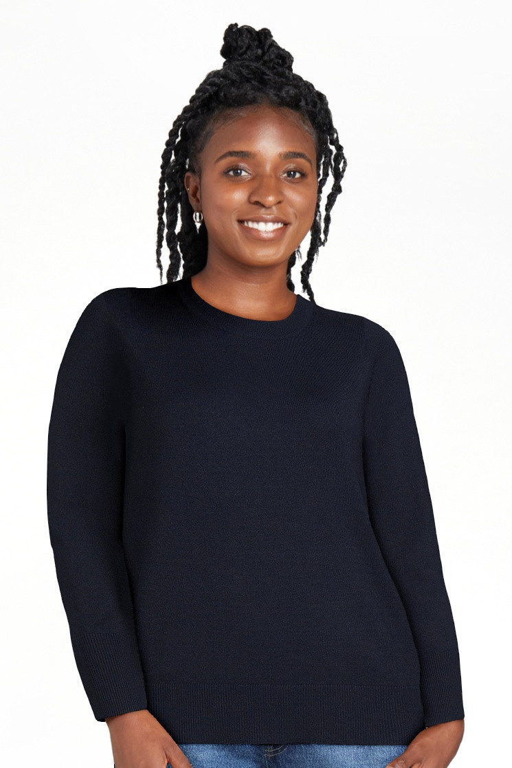 Free Assembly Women’s Crewneck Sweater with Long Sleeves, Midweight, Sizes XS-XXL | Walmart (US)