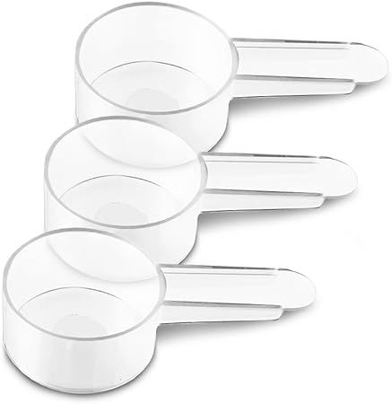 3 Pack Tablespoon Measuring Spoon Set with Short Handle Coffee Scoop - 1 Tablespoon (15 ML) Clear... | Amazon (US)
