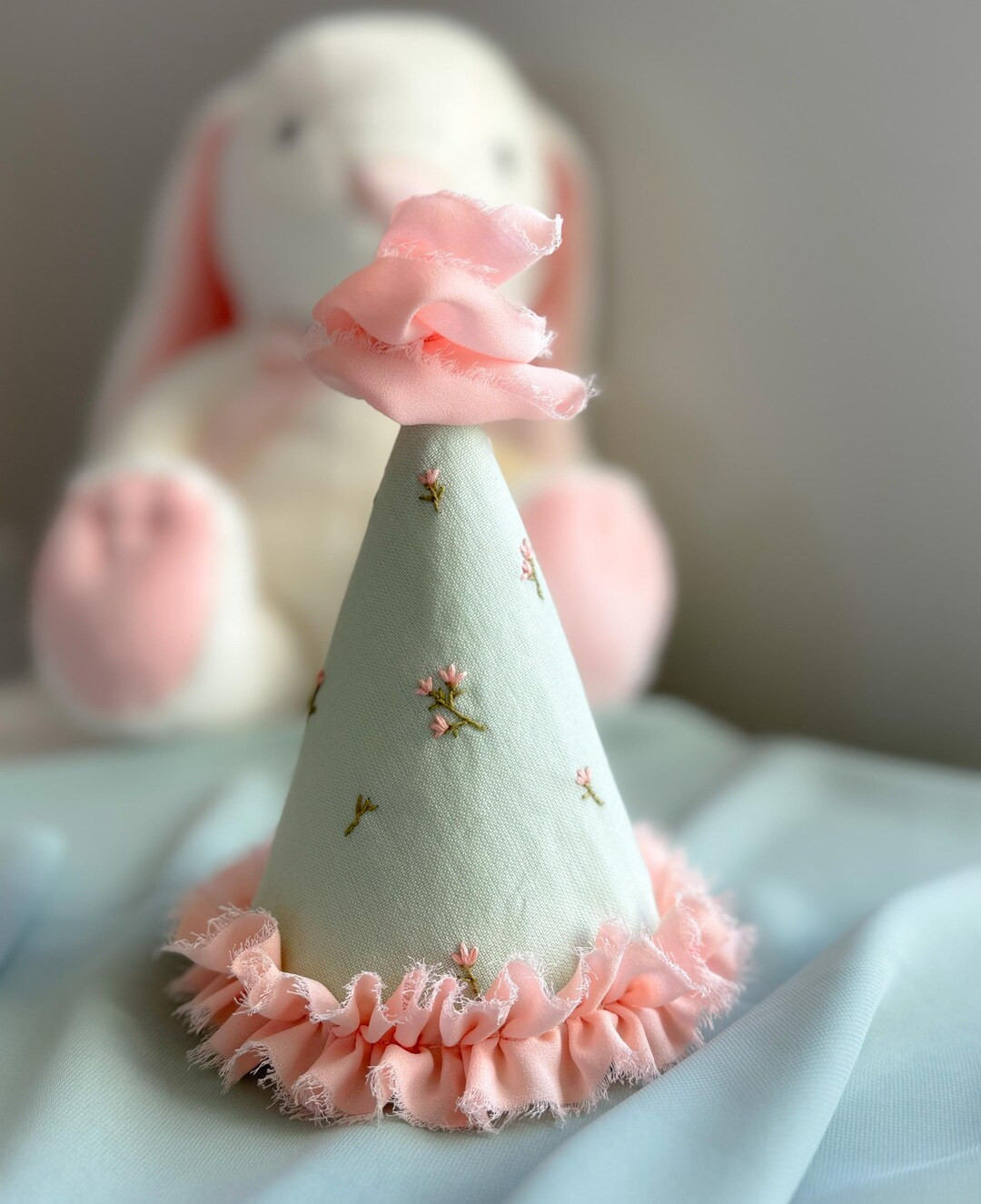 Adorable party hat for every occasion. The entire hat is made of fabric. The inner base of the co... | Etsy (US)