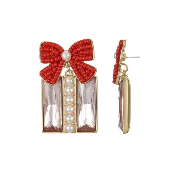 Packed Party Present Bow Earrings | Walmart (US)