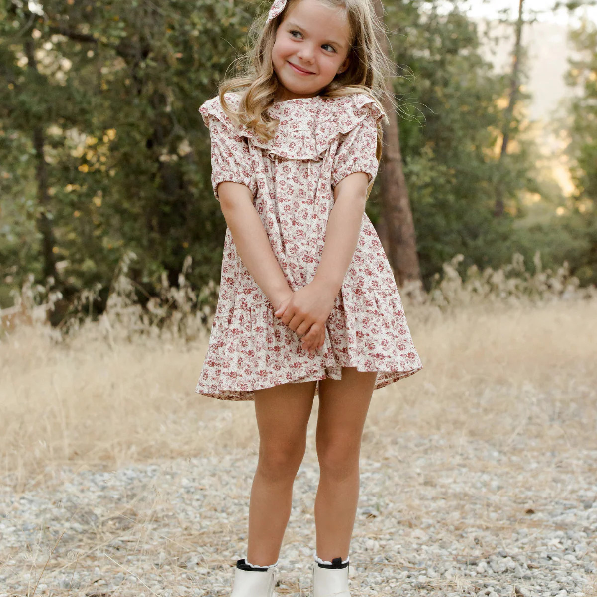 Rylee & Cru Cordelia Dress, Red Rose | SpearmintLOVE