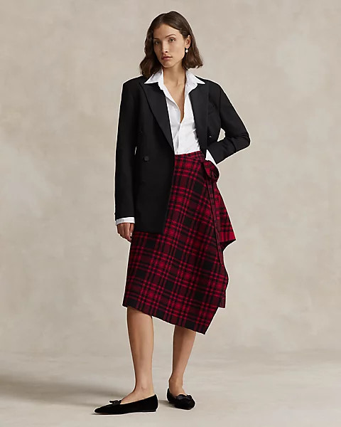 Plaid Wrap Jumper Skirt | Ralph Lauren (UK)