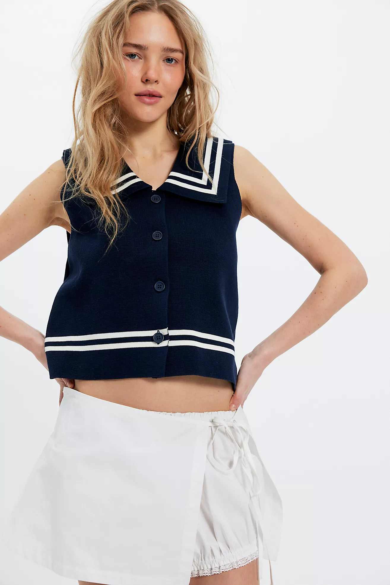 The Tiny Big Sister Sailor Vest | Free People (Global - UK&FR Excluded)