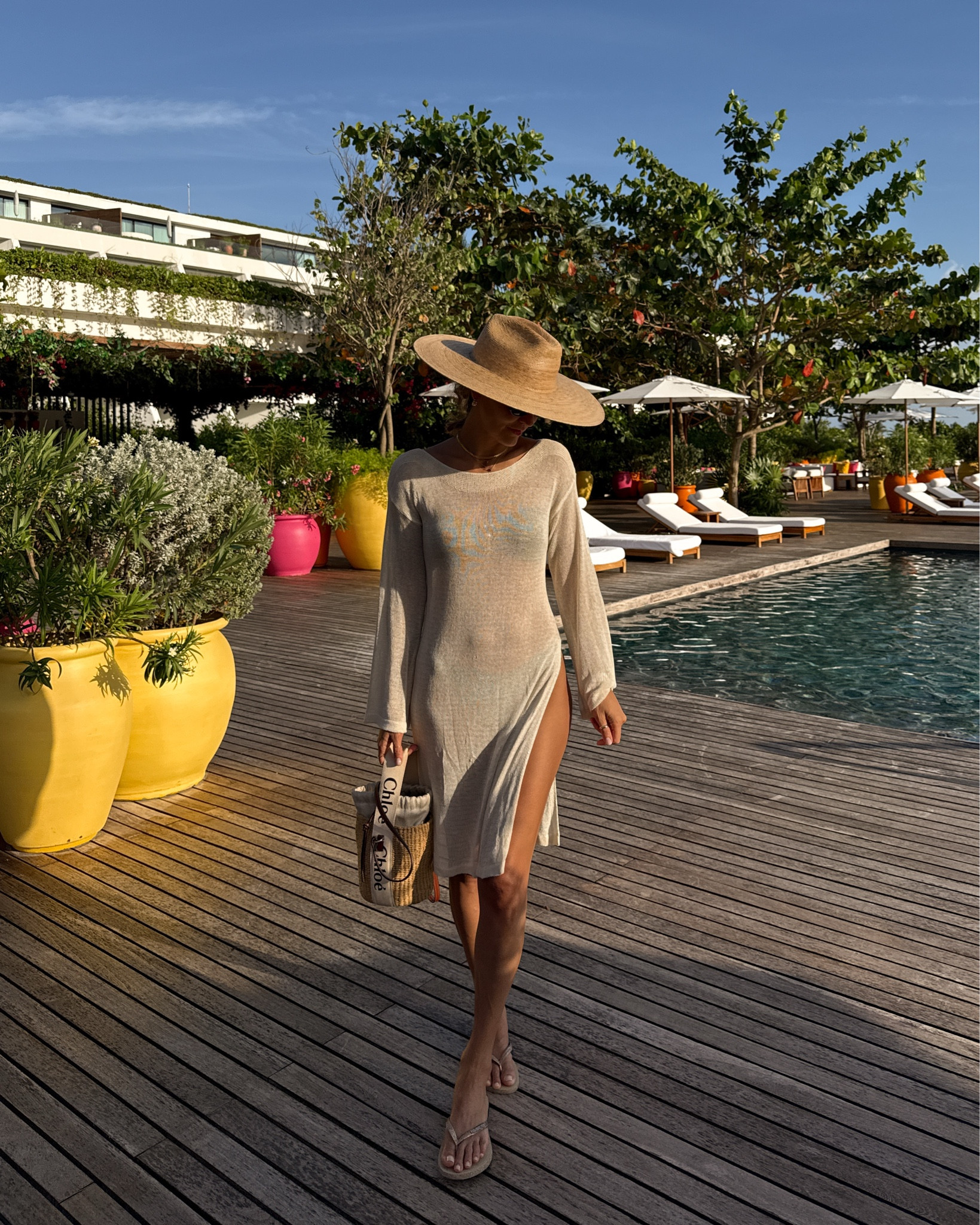 What I wore to the pool in Mexico - lots of Amazon finds under $50 
Size small on suit and coverup 

#LTKFindsUnder50 #LTKSwim #LTKStyleTip