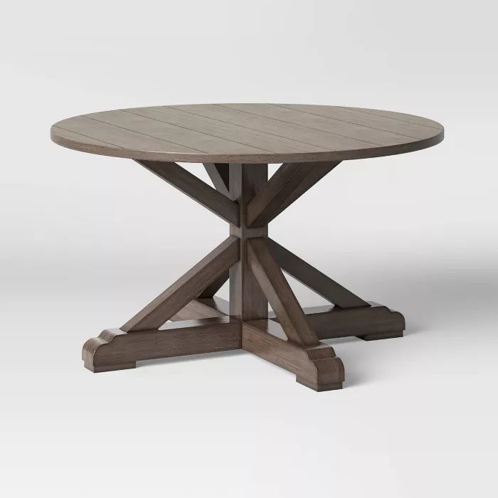 Cedarpoint Round Wood Coffee Table Brown - Threshold™ | Target