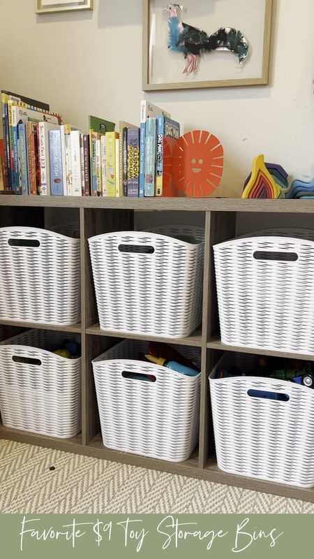 My favorite toy organization for our playroom has been these $9 bins, basically indestructible and they fit perfectly in cubby shelving.

Playroom organization | playroom Inspo | playroom decor | kids room decor | storage bins | kids room organization

#storagebins #homeorganization #playroom #playroomstorage #playroomdecor #kidsroom #kidsroomstorage #storagesheles #entryway

#LTKhome #LTKkids #LTKfindsunder50