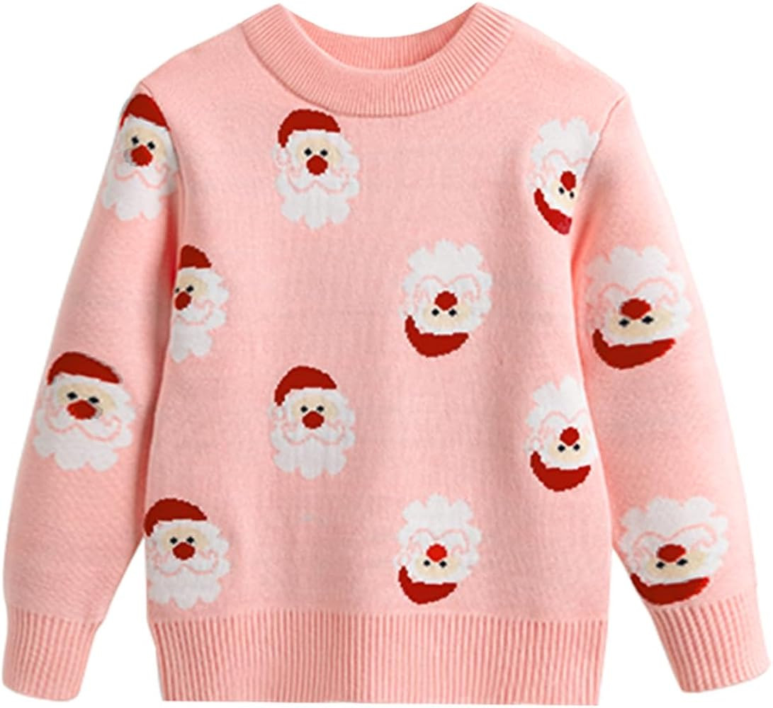 Remimi Kids Christmas Sweater for Toddler Girls Boys Holiday Pullover Top | Amazon (US)