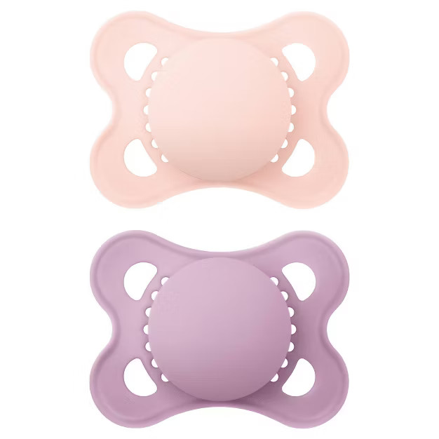 MAM Matte Original Unprinted Pacifier 0-6 Months - Girl - 2pc | Target