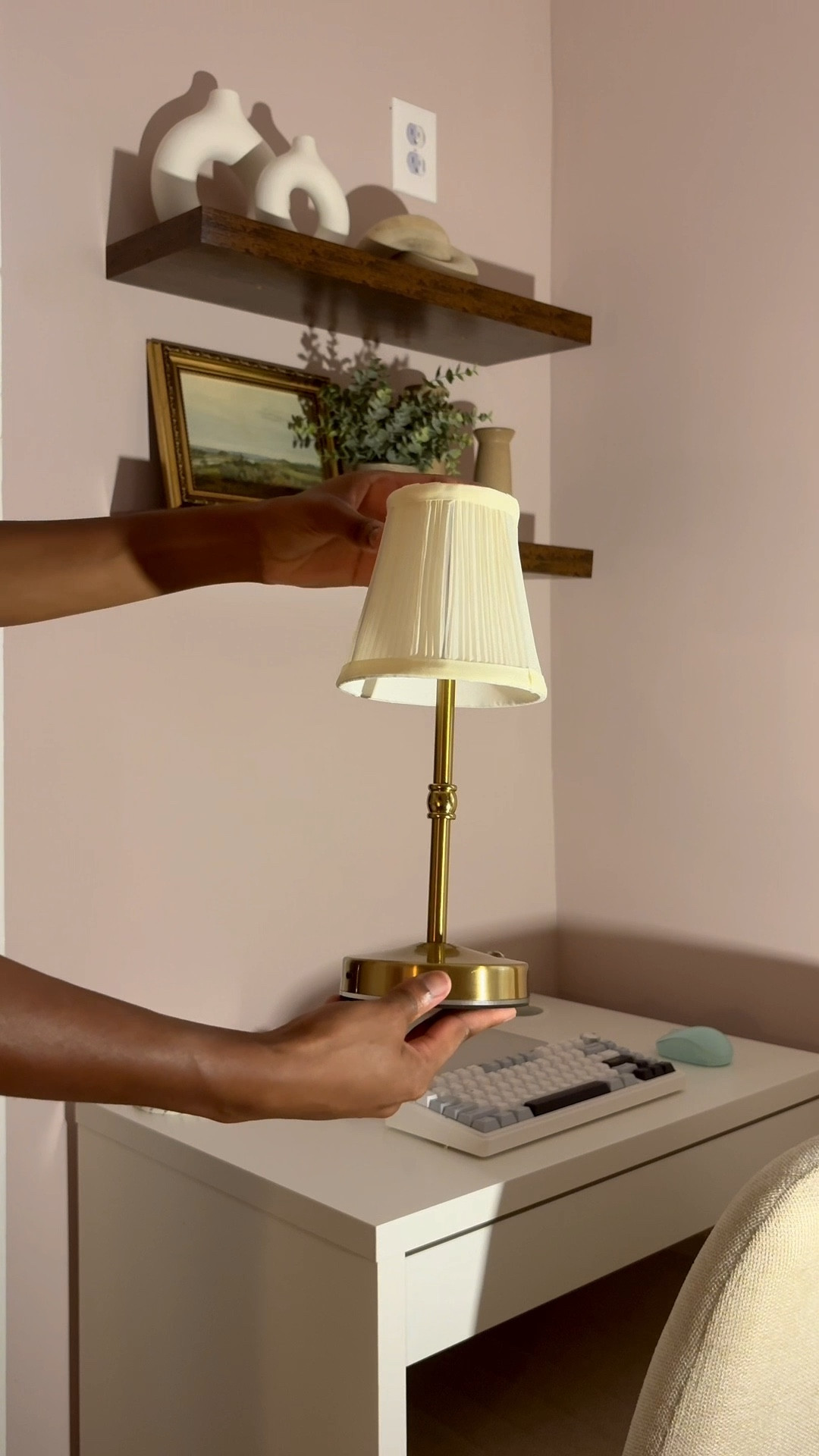 A timeless, vintage style cordless lamp. So simple but so elegant. Love what is does for my desk space  

#LTKHome