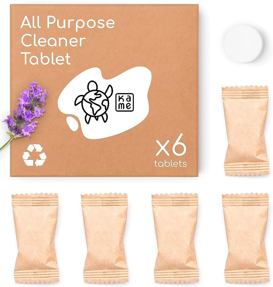 KAME All Purpose Cleaner Refill Tablets - 6 Pack - Multipurpose Cleaner Spray for Kitchen & Bathr... | Amazon (US)